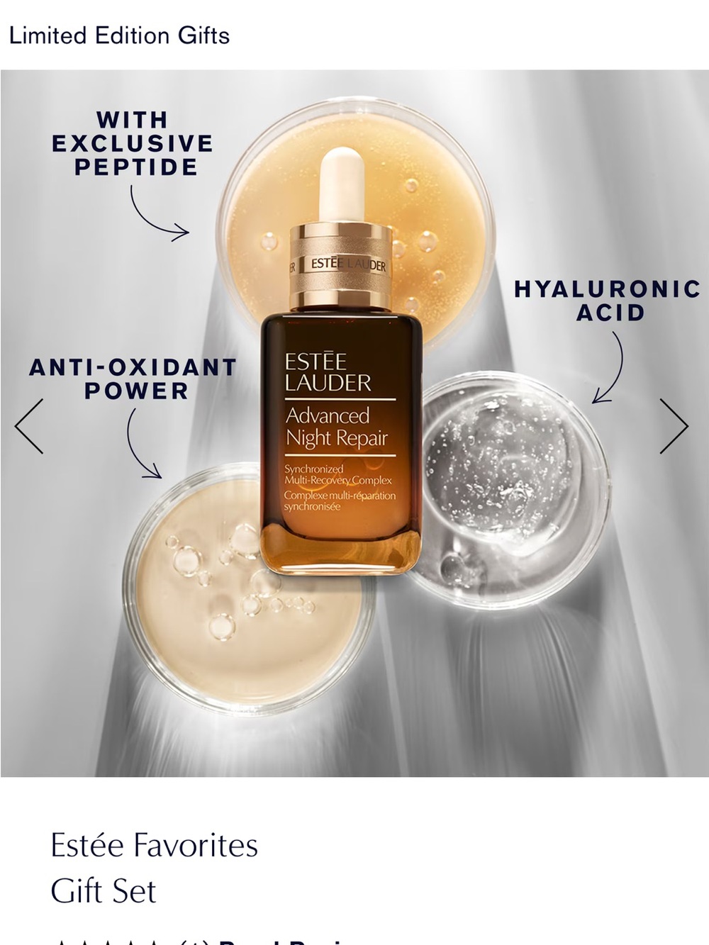 Estée Lauder Unfiltered Morning Radiance
Advanced Night Repair Skincare Set - Picture 4 of 10